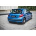 Накладка сплиттер на задний бампер на Peugeot 207 Sport