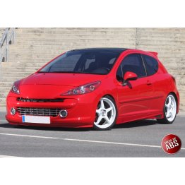 Накладки на пороги AF на Peugeot 207