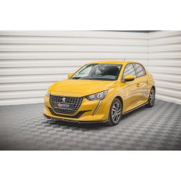 Накладка сплиттер на передний бампер на Peugeot 208 II