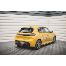 Накладка сплиттер на задний бампер на Peugeot 208 II