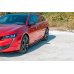 Накладки сплиттеры на пороги на Peugeot 508