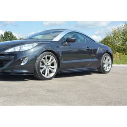 Накладки сплиттеры на пороги на Peugeot RCZ