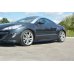 Накладки сплиттеры на пороги на Peugeot RCZ