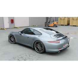 Накладки сплиттеры на пороги на Porsche 911 / 991 Carrera