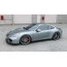 Накладки сплиттеры на пороги на Porsche 911 / 991 Carrera