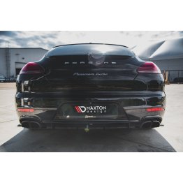 Диффузор заднего бампера на Porsche Panamera I 970 Turbo рестайл