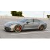Накладки сплиттеры на пороги на Porsche Panamera II Turbo / GTS