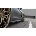Накладки сплиттеры на пороги на Porsche Panamera II Turbo / GTS
