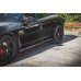 Накладки сплиттеры на пороги на Porsche Panamera I 970 Turbo рестайл