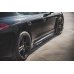 Накладки сплиттеры на пороги на Porsche Panamera I 970 Turbo рестайл
