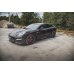 Накладки сплиттеры на пороги на Porsche Panamera I 970 Turbo рестайл
