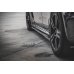 Накладки сплиттеры на пороги на Porsche Panamera I 970 Turbo рестайл