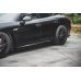 Накладки сплиттеры на пороги Вариант2 на Porsche Panamera I 970 Turbo рестайл