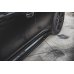 Накладки сплиттеры на пороги Вариант2 на Porsche Panamera I 970 Turbo рестайл