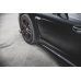 Накладки сплиттеры на пороги Вариант2 на Porsche Panamera I 970 Turbo рестайл