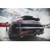 Накладка сплиттер на крышку багажника на Porsche Panamera I 970 Turbo рестайл