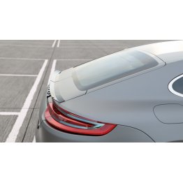 Накладка сплиттер на спойлер багажника на Porsche Panamera II Turbo / GTS / Sport Design