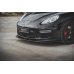 Накладка сплиттер на передний бампер на Porsche Panamera I 970 Turbo рестайл