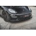 Накладка сплиттер на передний бампер на Porsche Panamera I 970 Turbo рестайл