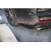Накладки сплиттеры боковые на задний бампер на Porsche Panamera I 970 Turbo рестайл