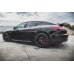Накладки сплиттеры боковые на задний бампер на Porsche Panamera I 970 Turbo рестайл