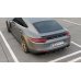 Накладки сплиттеры боковые на задний бампер на Porsche Panamera II Turbo