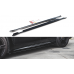 Накладки сплиттеры на пороги Вариант2 на Porsche Panamera I 970 Turbo рестайл