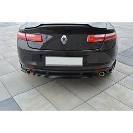 Накладка сплиттер на задний бампер на Renault Laguna III Coupe