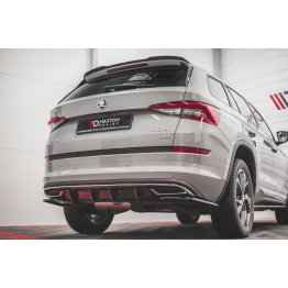 Диффузор заднего бампера на Skoda Kodiaq Sportline