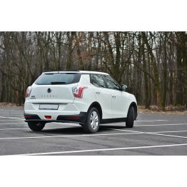 Накладка сплиттер на задний бампер на SsangYong Tivoli