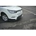 Накладка сплиттер на передний бампер на SsangYong Tivoli