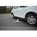 Накладки сплиттеры на пороги на SsangYong Tivoli