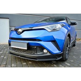 Накладка сплиттер на передний бампер на Toyota C-HR