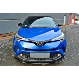 Накладка сплиттер на передний бампер на Toyota C-HR