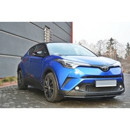 Накладка сплиттер на передний бампер на Toyota C-HR