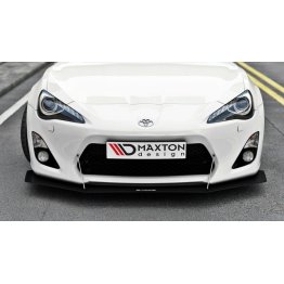 Накладка сплиттер на передний бампер на Toyota GT86 RB Design