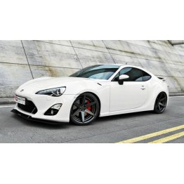 Накладка сплиттер на передний бампер на Toyota GT86 RB Design