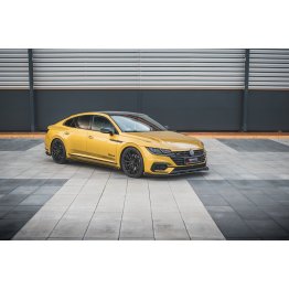 Накладки сплиттеры на пороги на VW Arteon R-Line