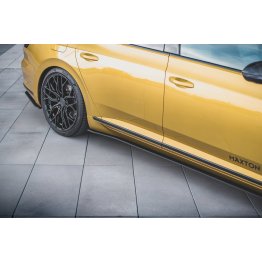 Накладки сплиттеры на пороги на VW Arteon R-Line