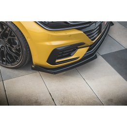 Накладки сплиттеры боковые на передний бампер на VW Arteon R-Line