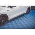Накладки сплиттеры на пороги на VW Golf VIII GTI