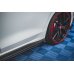 Накладки сплиттеры на пороги на VW Golf VIII GTI
