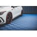 Накладки сплиттеры на пороги на VW Golf VIII GTI