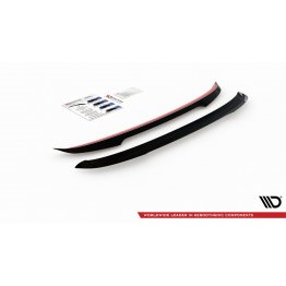Накладка сплиттер на спойлер багажника на VW Golf VIII GTI