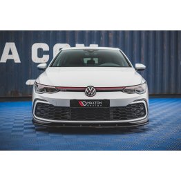 Накладка сплиттер на передний бампер на VW Golf VIII GTI