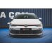 Накладка сплиттер на передний бампер на VW Golf VIII GTI