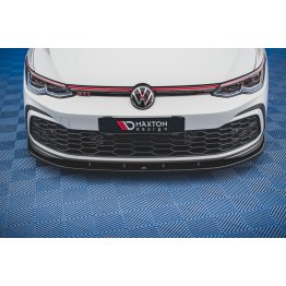 Накладка сплиттер на передний бампер на VW Golf VIII GTI