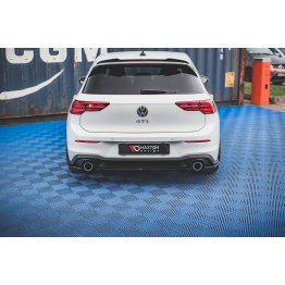 Накладка сплиттер центральная на задний бампер на VW Golf VIII GTI