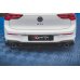 Накладка сплиттер центральная на задний бампер на VW Golf VIII GTI
