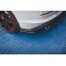 Накладки сплиттеры боковые на задний бампер на VW Golf VIII GTI